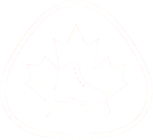 Skate Canada logo in white